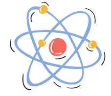Science atom icon