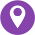 Purple Address Icon